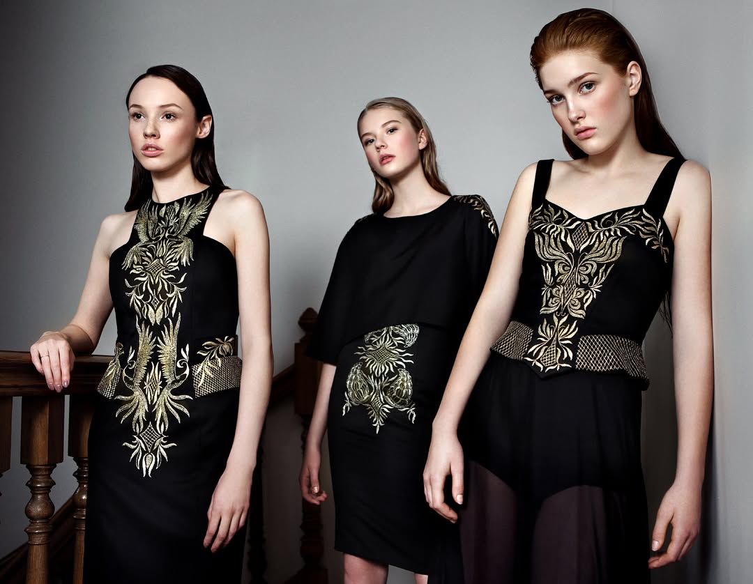 Our girls Ugne B & Austeja  G for designers Raimonda Sile dress collection ph…