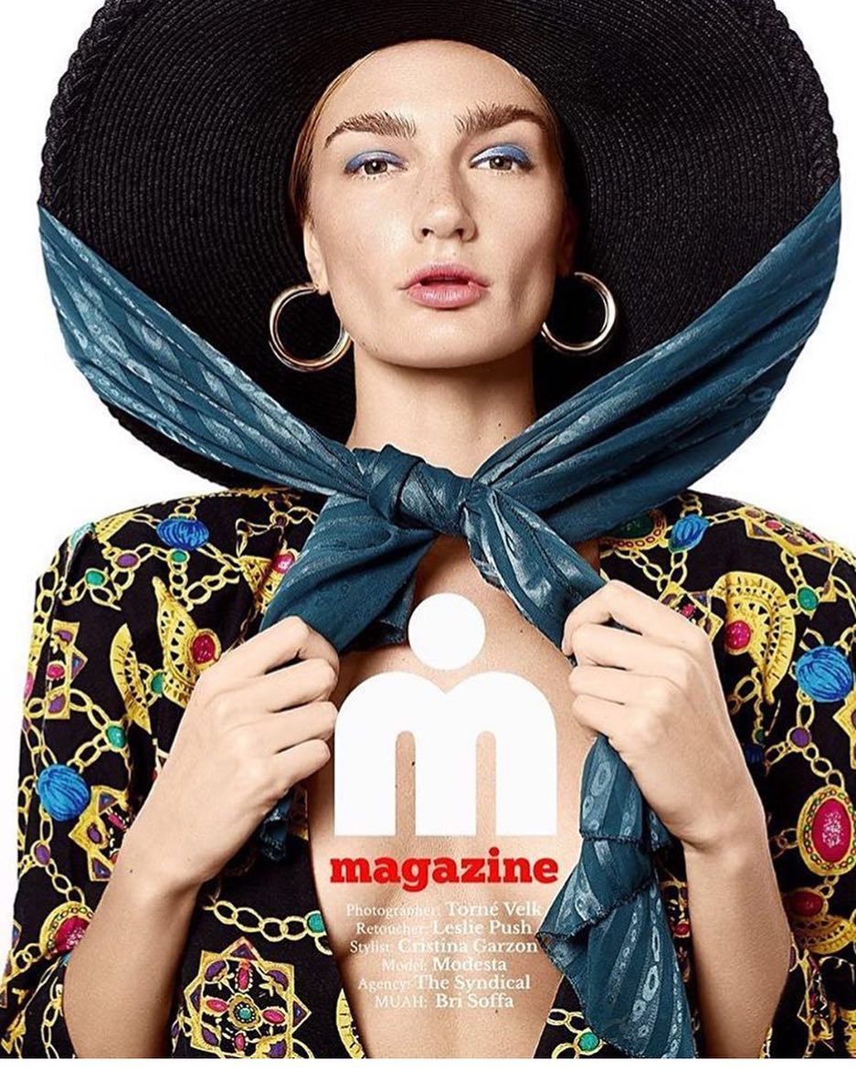 MODESTA for @imiragemagazine cover 💥🖤 #wearesupermodels #supermodels #modelma…