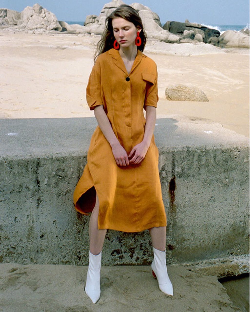 DEIMANTE for Frontrow x Maison Marais S/S 18 #wearesupermodels #model #modelm…