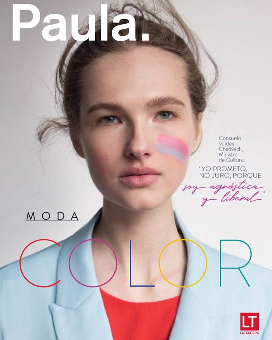 GABIJA G for PAULA magazine 🌈 #wearesupermodels #supermodels #covergirl #maga…