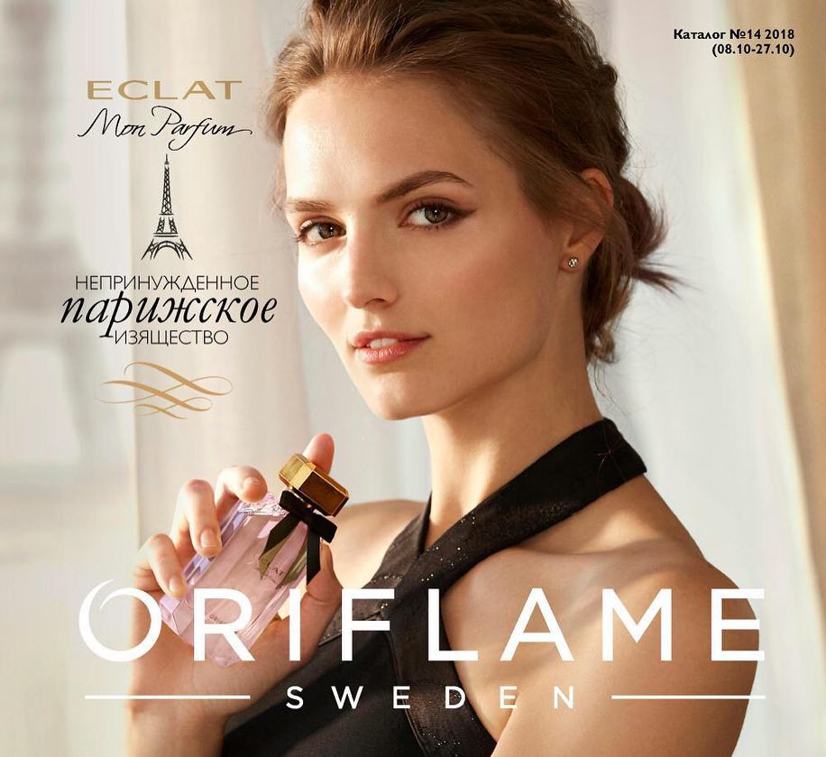 AGNE KONCIUTE for @oriflame Eclat Mon Perfume campaign 🌟 #wearesupermodels #s…