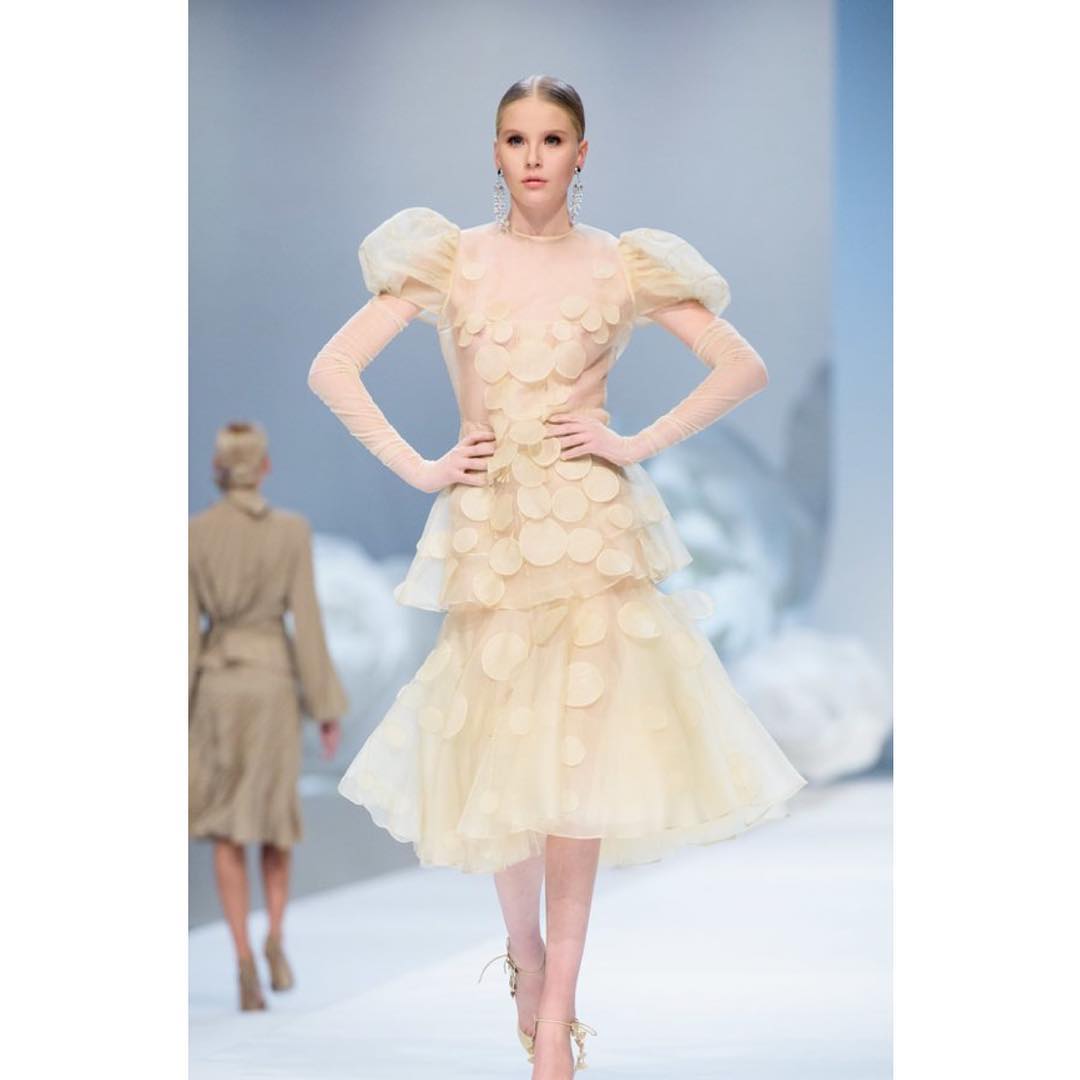 UGNE B at @juozasstat_official Haute Couture Show #wearesupermodels #supermod…