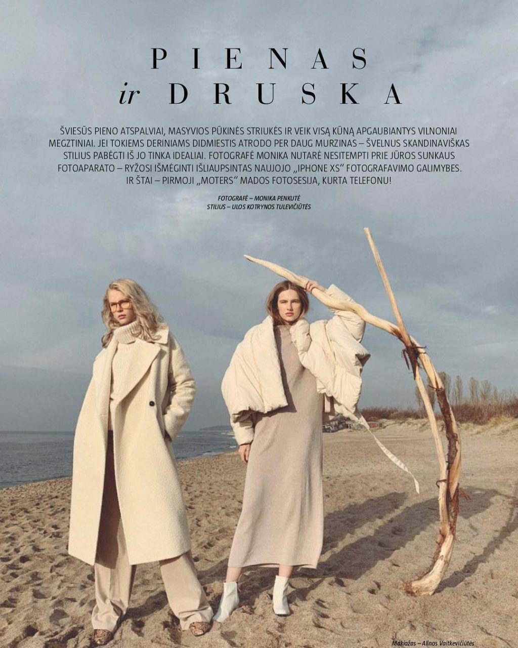 GABIJA G & UGNE B for @moterismagazine magazine December issue 🌊 #wearesuperm…