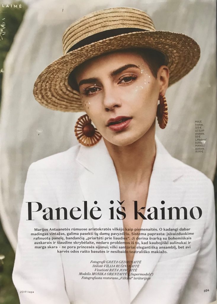EDITORIAL. Model Monika. For LAIMĖ Magazine