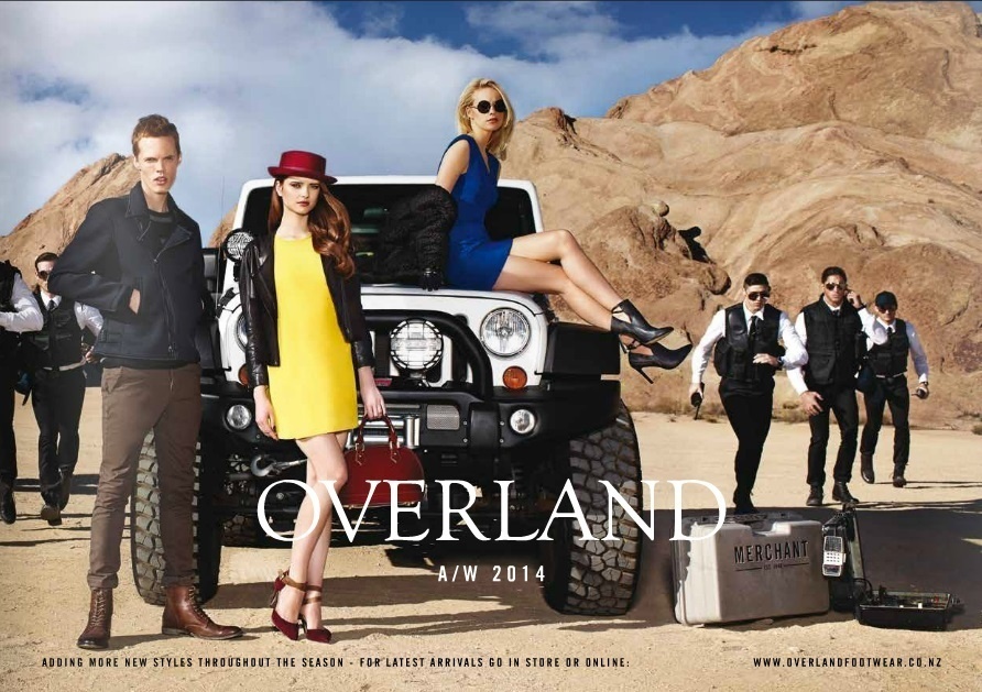 Gražuolė Saulė Overland Footwear reklaminis veidas!