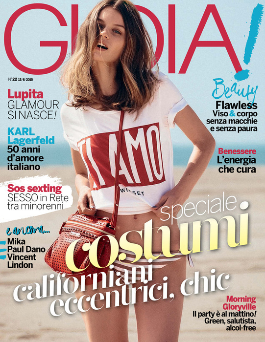 Erika italų žurnale GIOIA 2015 m. birželio mėnesio numeryje!